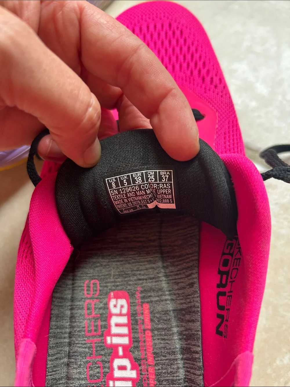 Skechers worn only